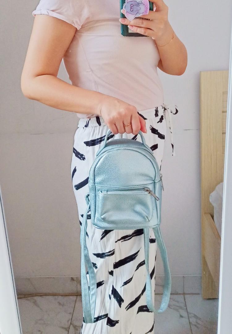 Bershka mini backpack Fesyen Wanita Tas Dompet di Carousell