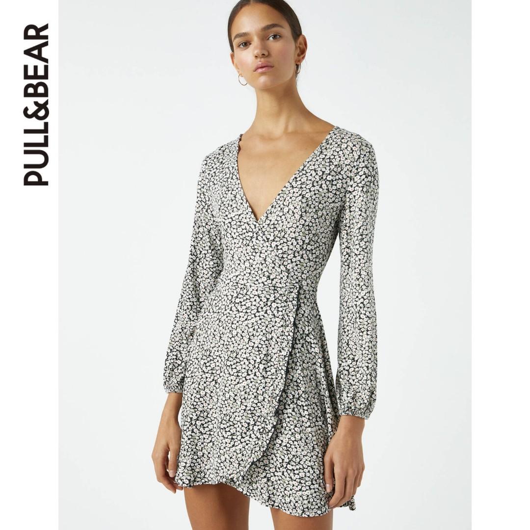 Pull and deals bear wrap dress
