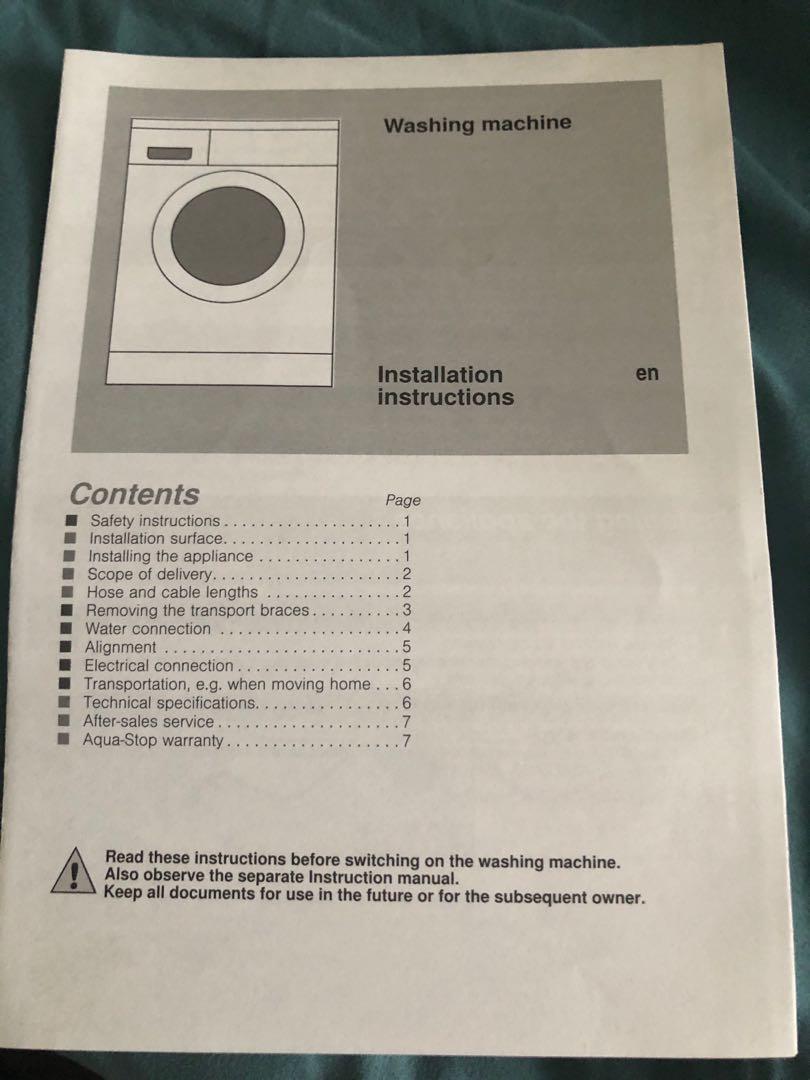 Bosch ClassiXX front load washer 7kg, TV & Home Appliances, Washing Machines and Dryers on Carousell