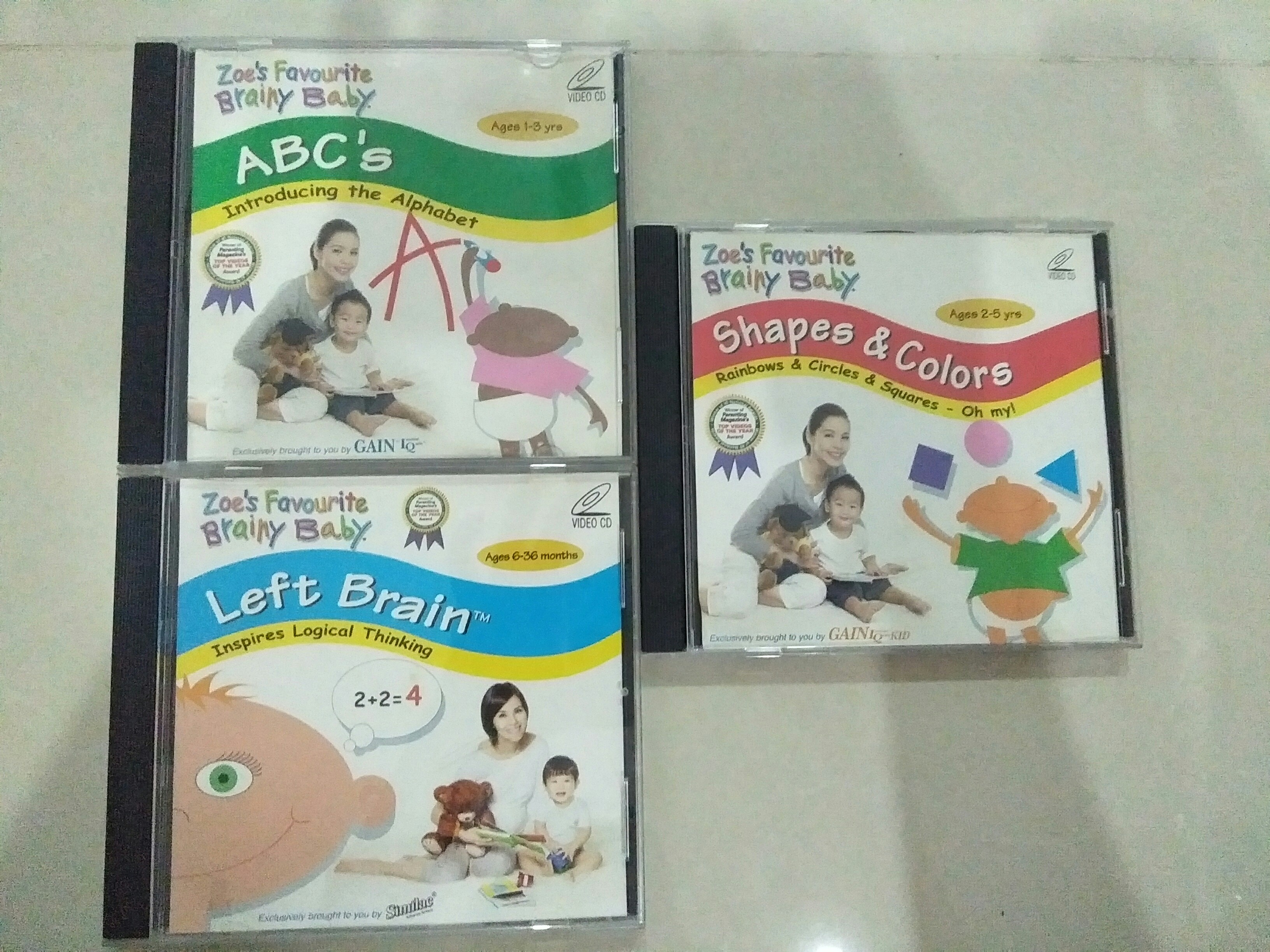 Brainy Baby VCD, Music & Media, CDs, DVDs & Other Media on Carousell