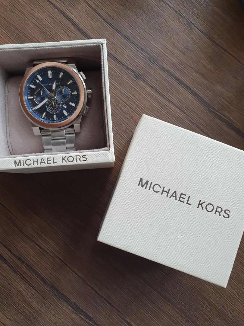 Brand New Original Michael Kors Clock Man MK8598 Luxury Watches