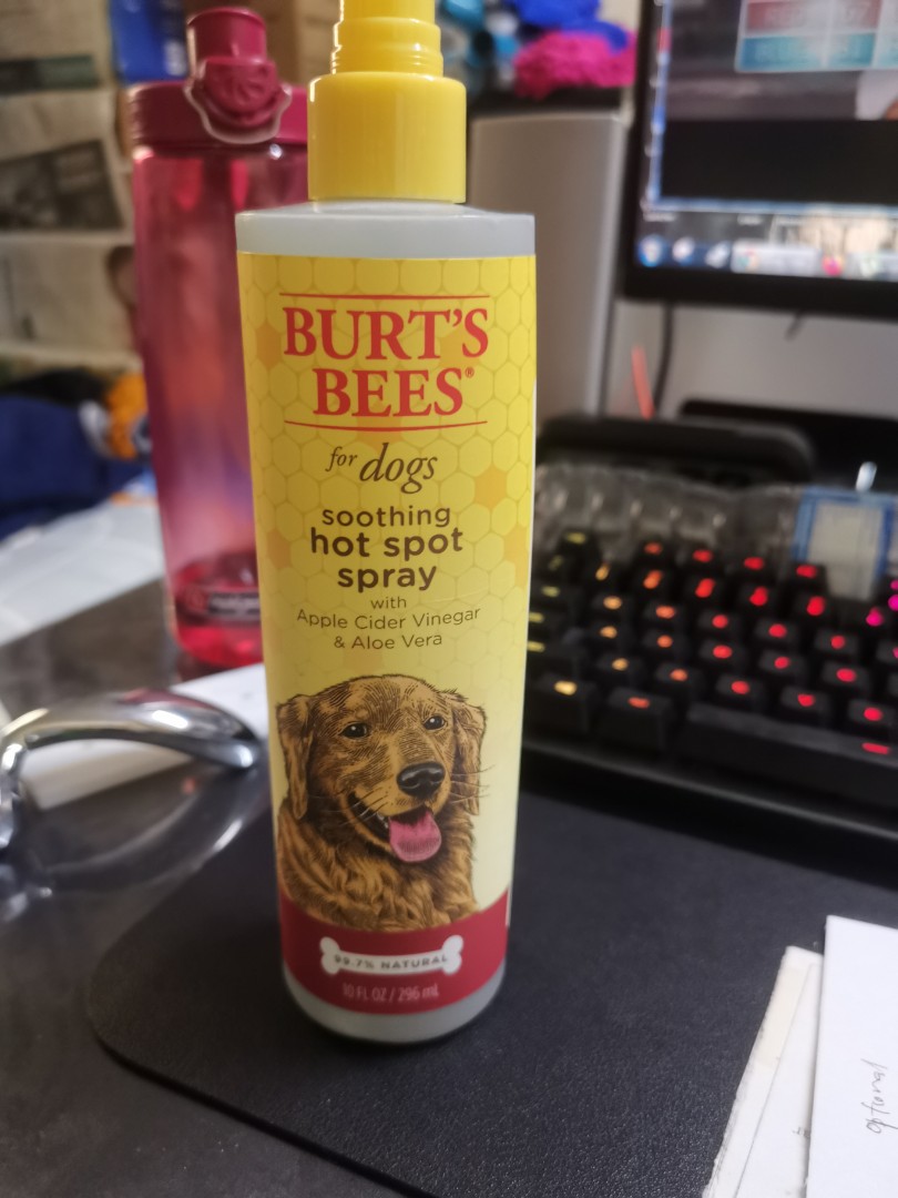 Burts Bee Soothing Hot Spot Spray Dog Shampoo Pet Supplies For Dogs Health Grooming On Carousell