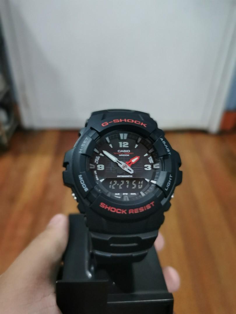 Casio G-Shock Anti-Magnetic Mens Watch G100-1BV | lupon.gov.ph