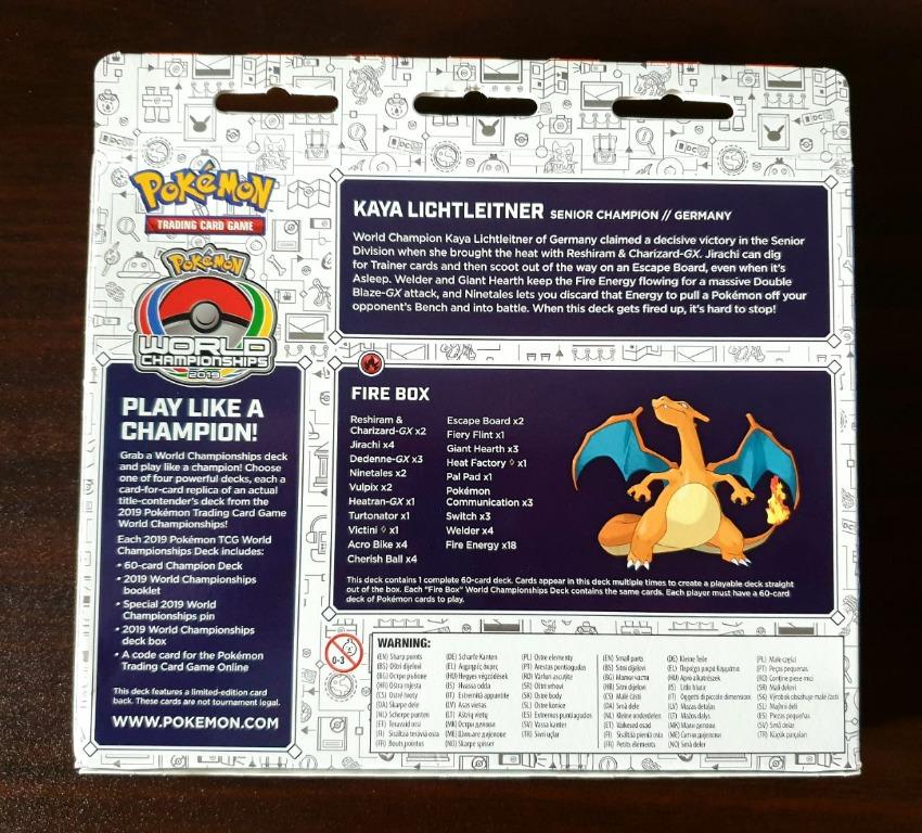 Pokémon TCG: 2019 World Championships Deck (Kaya Lichtleitner