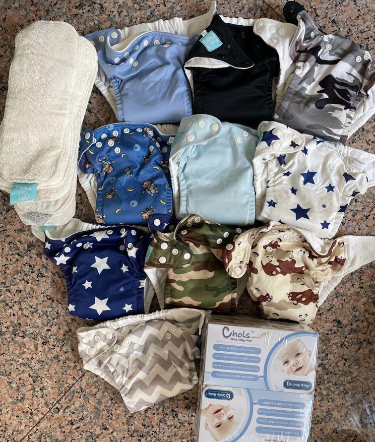 Charlie Banana Cloth Diapers 10 pieces, Babies & Kids, Babies Apparel