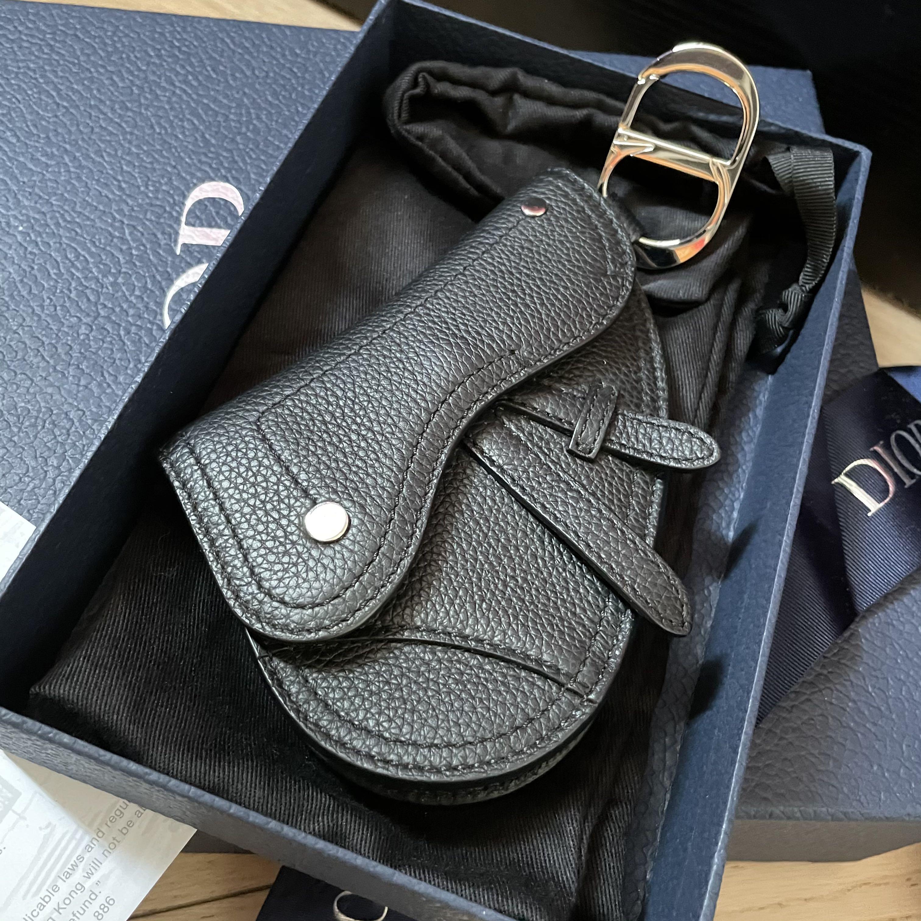 dior key ring saddle