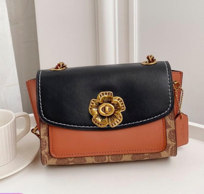 COACH 69587 PARKER 18 in COLORBLOCK SIGNATURE