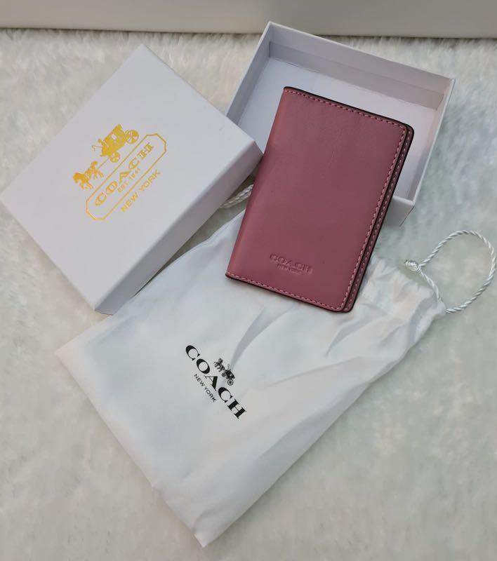 coach name card holder
