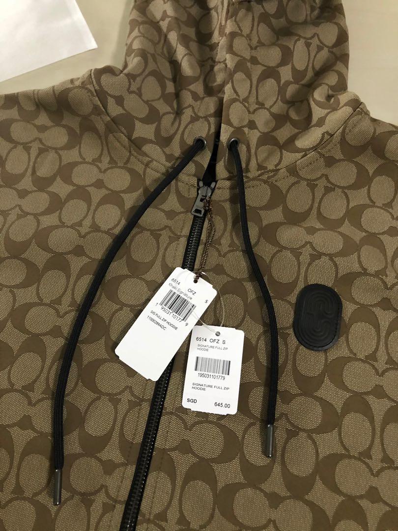 coach zip hoodie