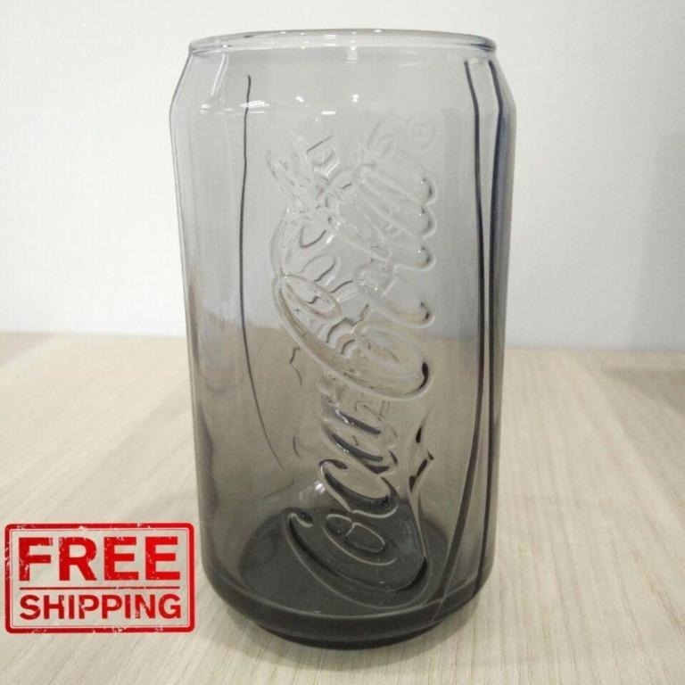 McDonald's x Coca-Cola Canned Shape Glass Charcoal Colour 