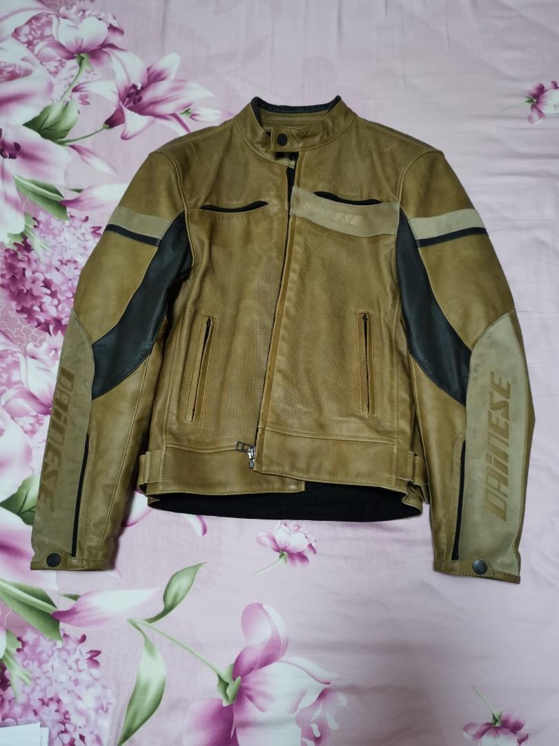 Dainese stripes d1 leather jacket best sale