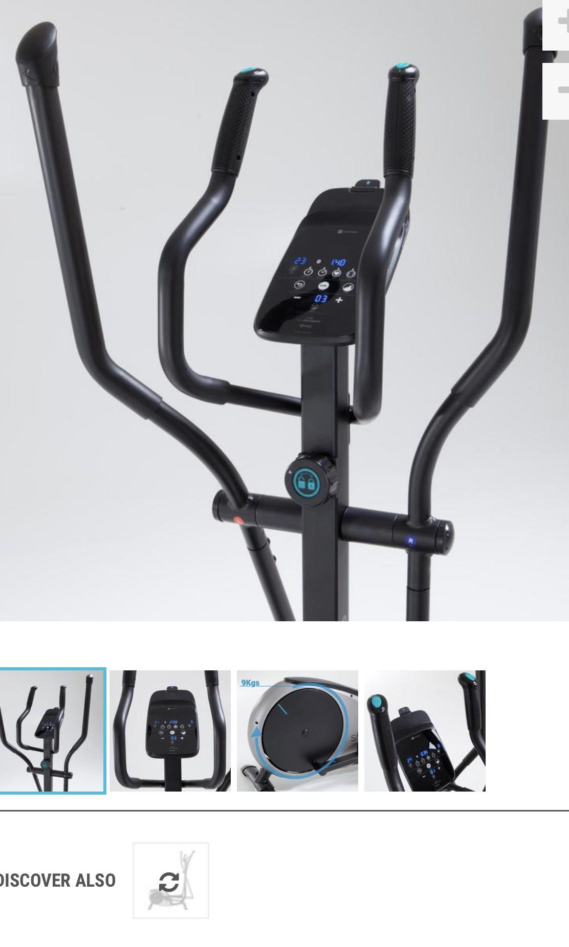 Decathlon Elliptical Machine Crosstrainer 9kg Sports Equipment