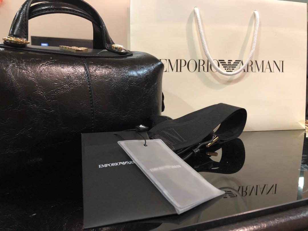 Emporio armani boston bag outlet