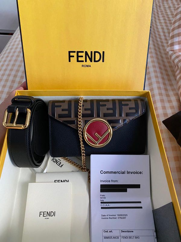 Fendi Belt bag Luxury Bags Wallets on Carousell