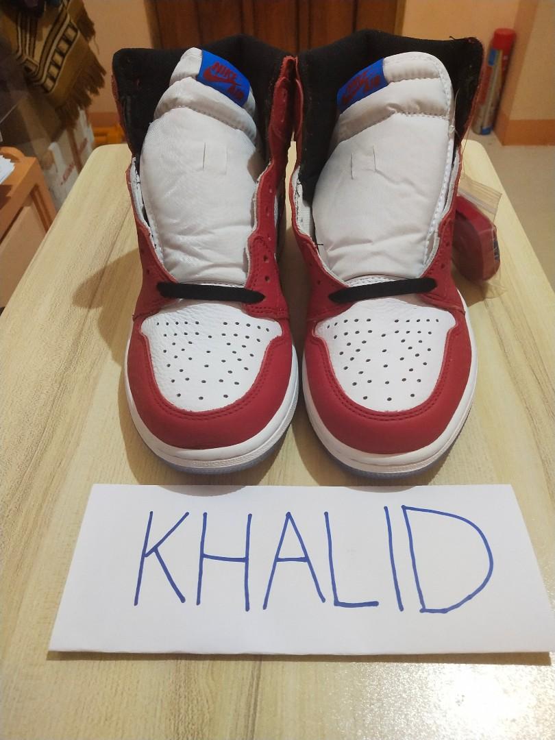 Jordan 1 online spiderman legit check