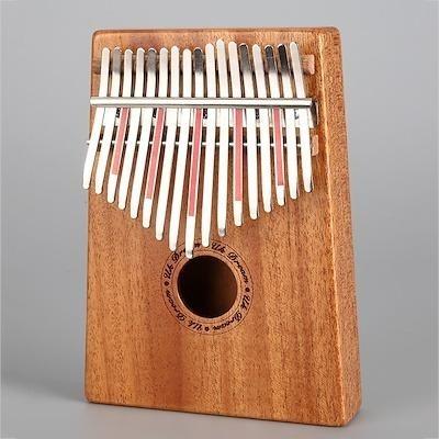 Gecko 17 key Kalimba in C key Rosewood w case K17R