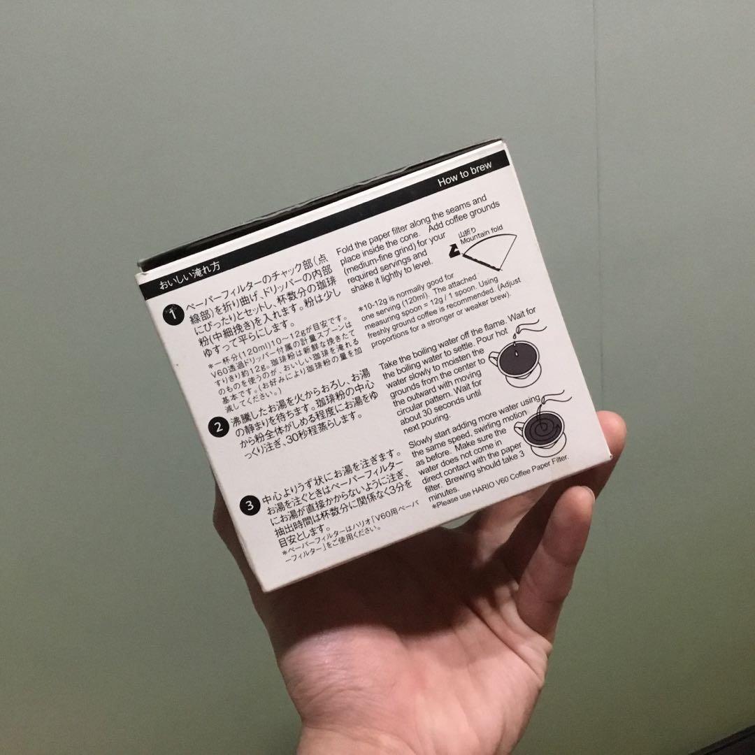 Hario V60 VD-02 T Coffee Dripper (Category: Coffee Machines & Makers) located in Quezon City. Submitted by cocopeats (Listing ID 1058899343, Image 2). Description: Brand new but MISSING SCOOP. La Loma QC. Lalamove or Grab express only. Buyer books and shoulders shipping po. PM me here on Carousell! Thank you and God bless..