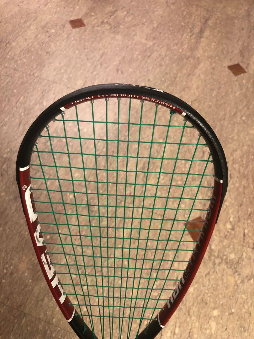 Head Nano Ti.110 Squash Racket, Sports Equipment, Sports & Games ...