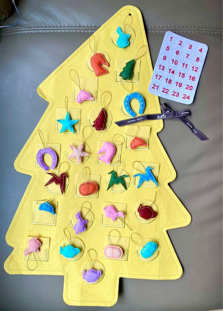 Hermes advent calendar Christmas tree 2020, 名牌, 飾物及配件 Carousell