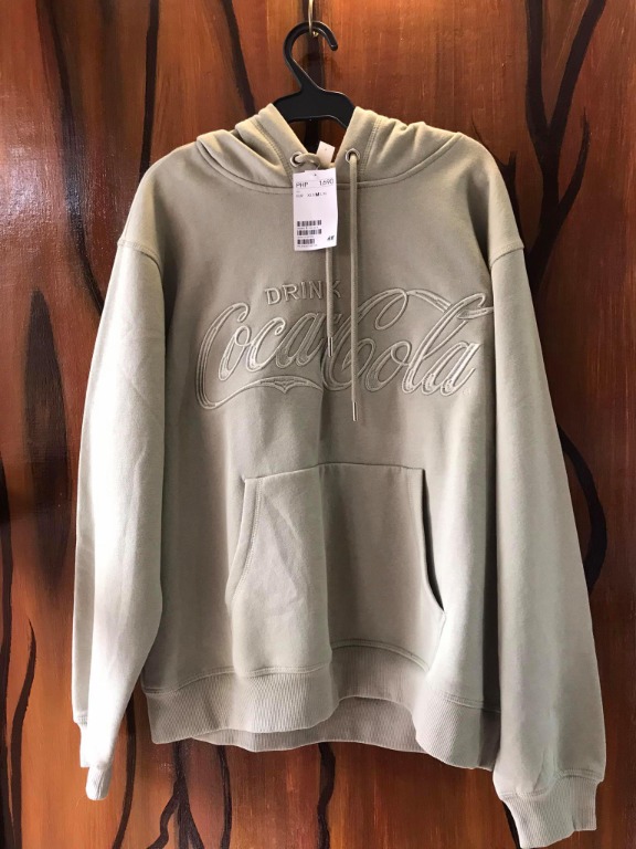 H M Motif Front Hoodie Coca Cola