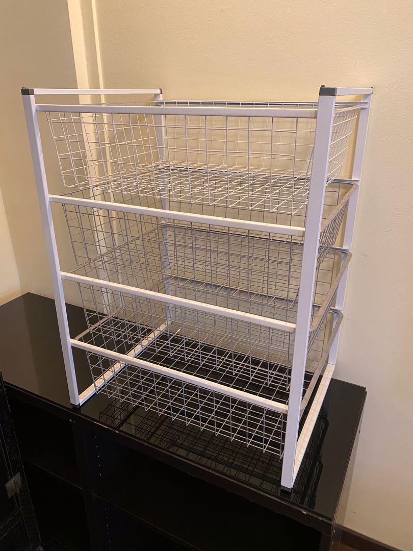 IKEA ANTONIUS Frame and 4 Wire Basket Drawer, Furniture & Home Living ...