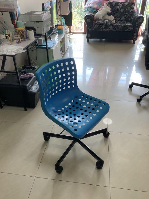 IKEA SKALBERG BLUE Office Chair