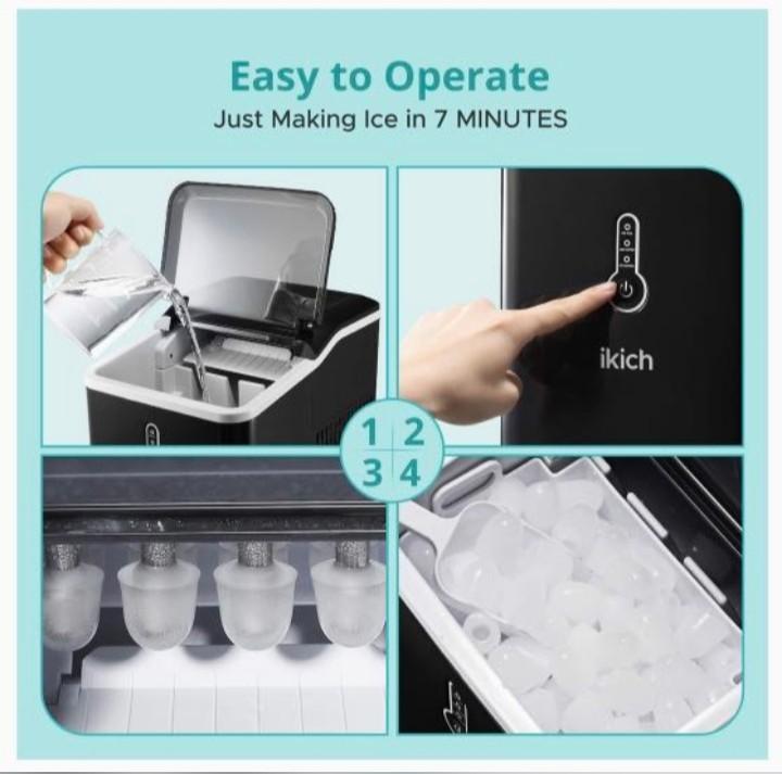 Ikich ice maker, TV & Home Appliances, Kitchen Appliances, Coffee