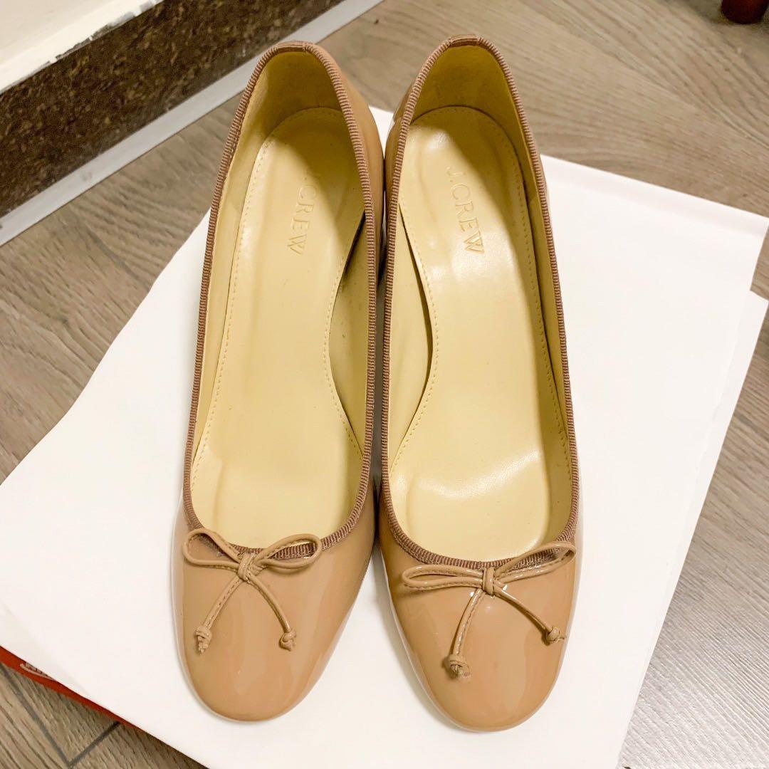 J.crew Evie ballet heel in patent leather Loafers