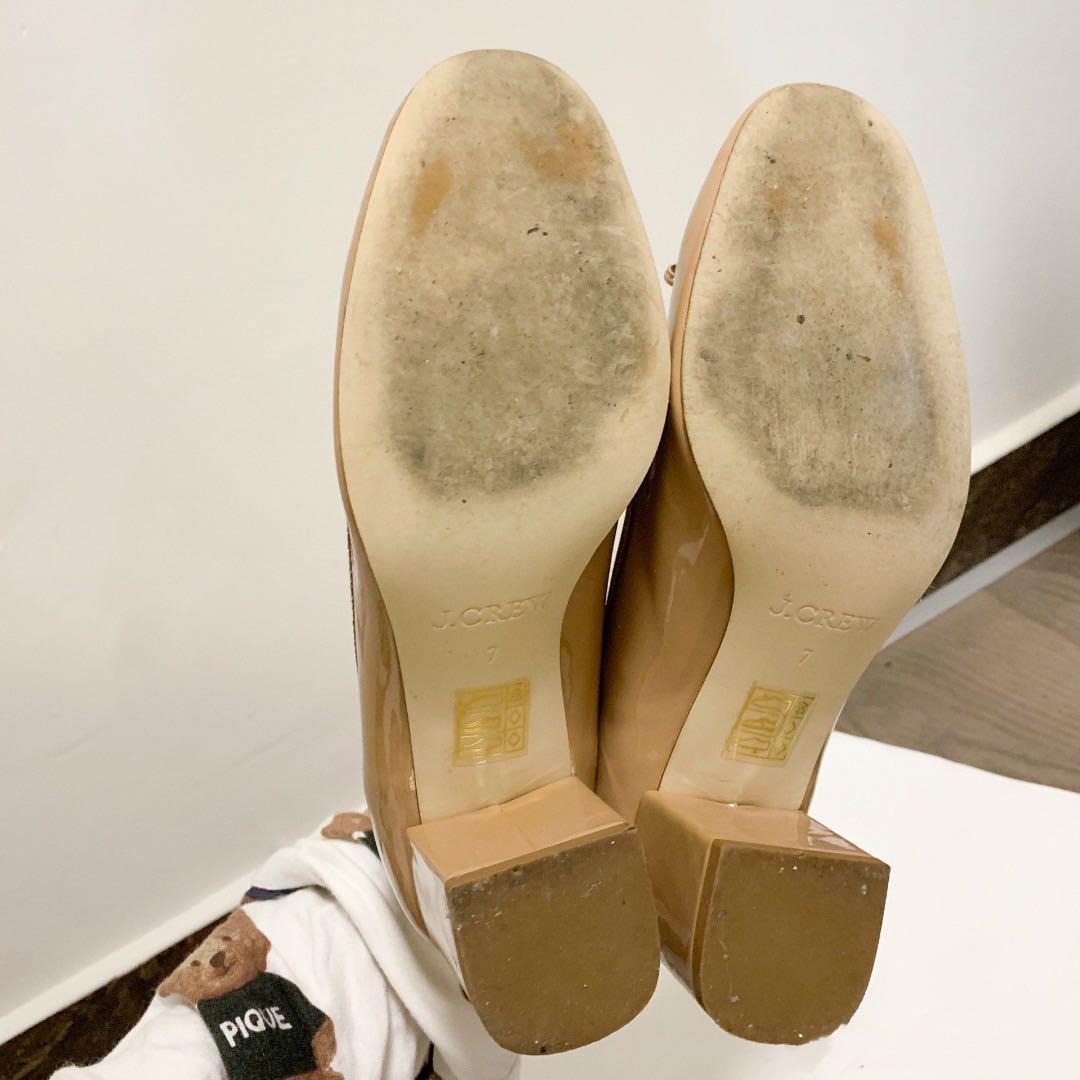 J.crew Evie ballet heel in patent leather Loafers