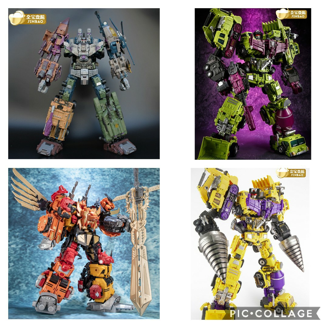 Jinbao Jin Bao Combiner Devastator Bruticus Predaking v2