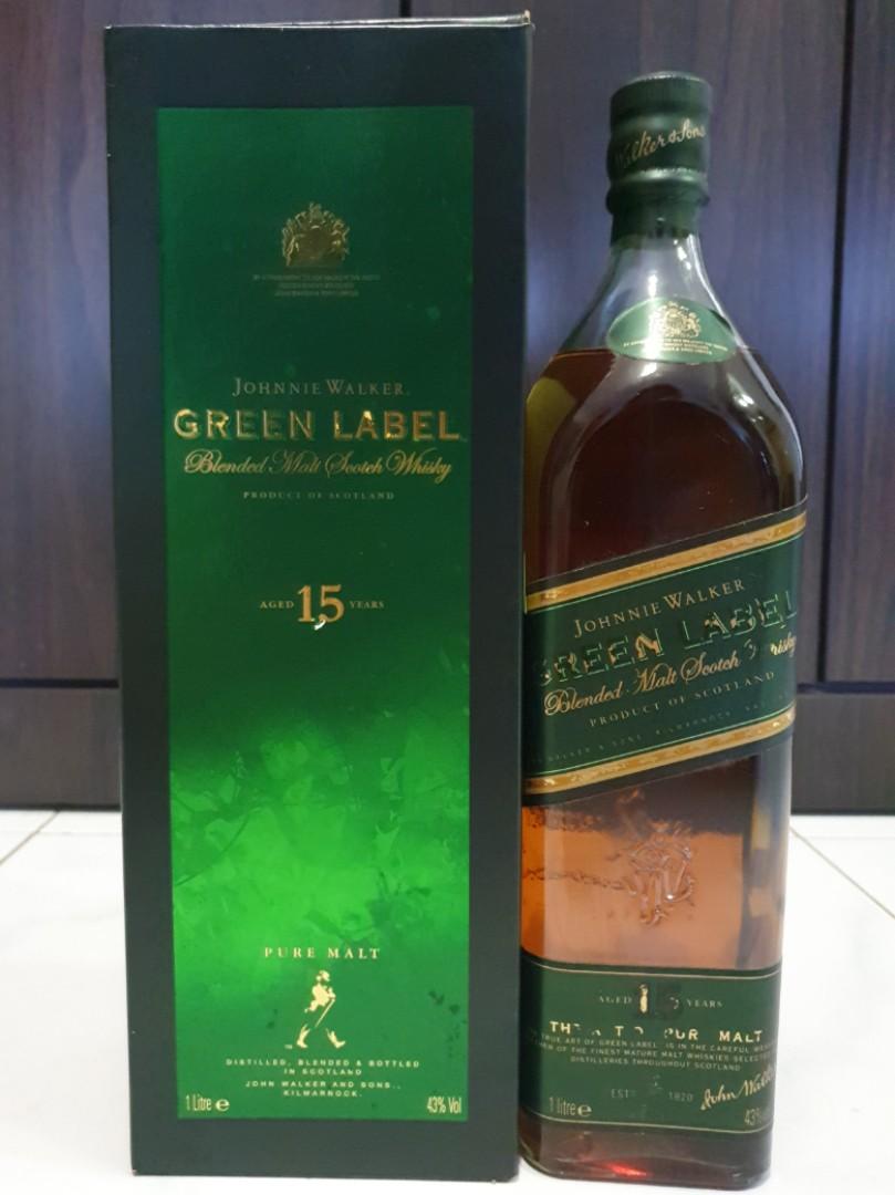 Johnnie Walker Green Label (Blended Malt Scotch Whisky), Food ...