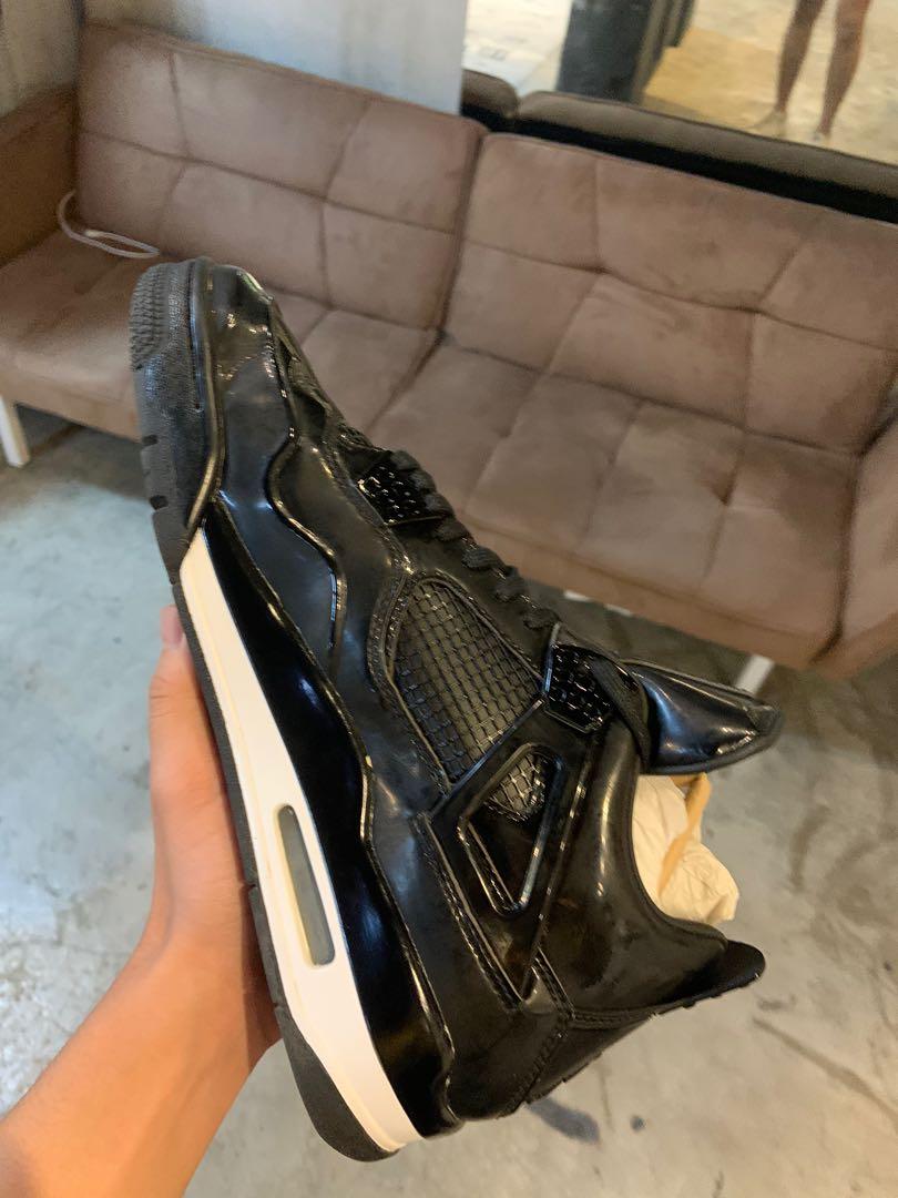 Jordan 4 Lab Black Men s Fashion Footwear Sneakers on Carousell