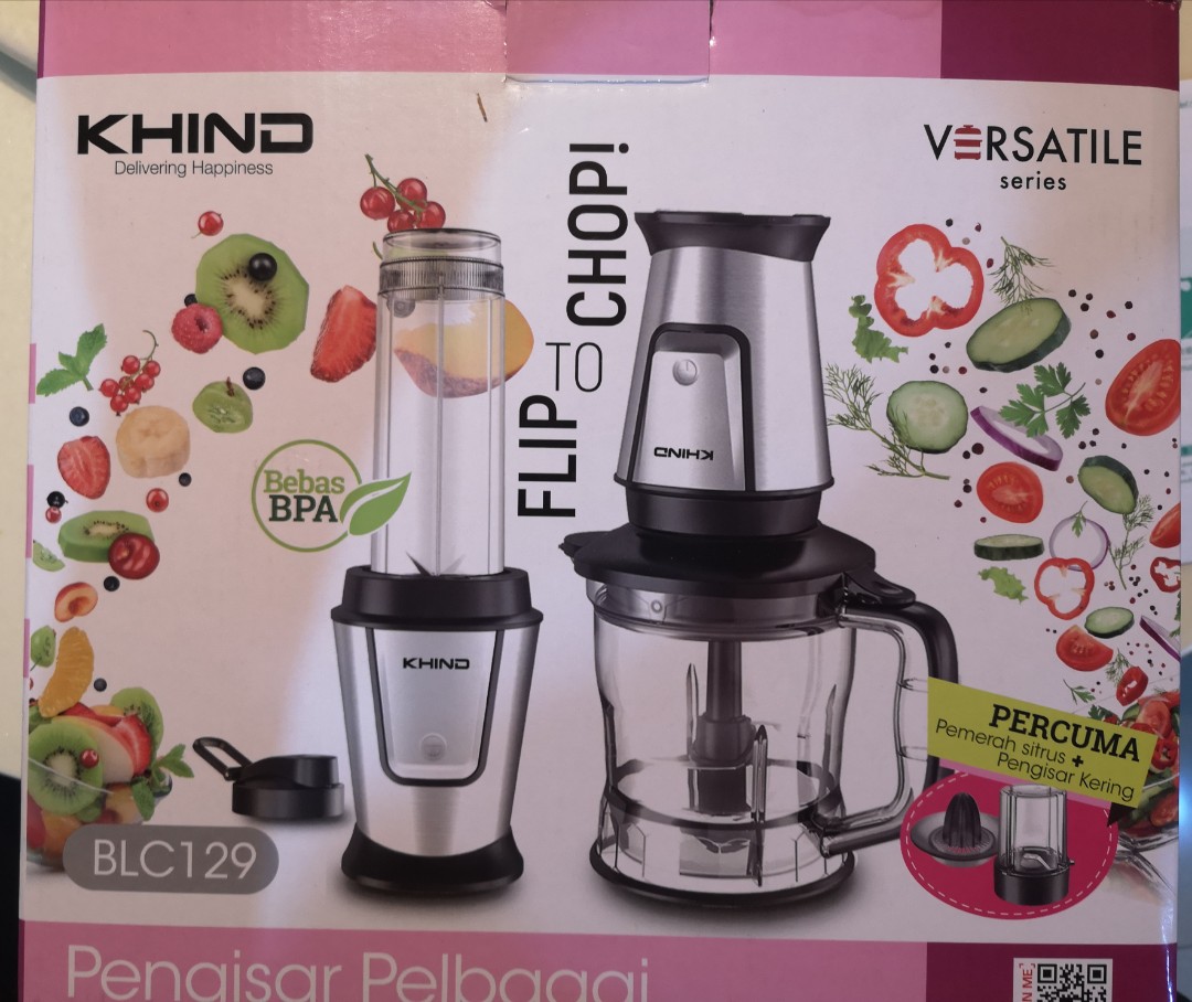 How to chop, blend and grind  Khind Multi Blender Chopper BLC129