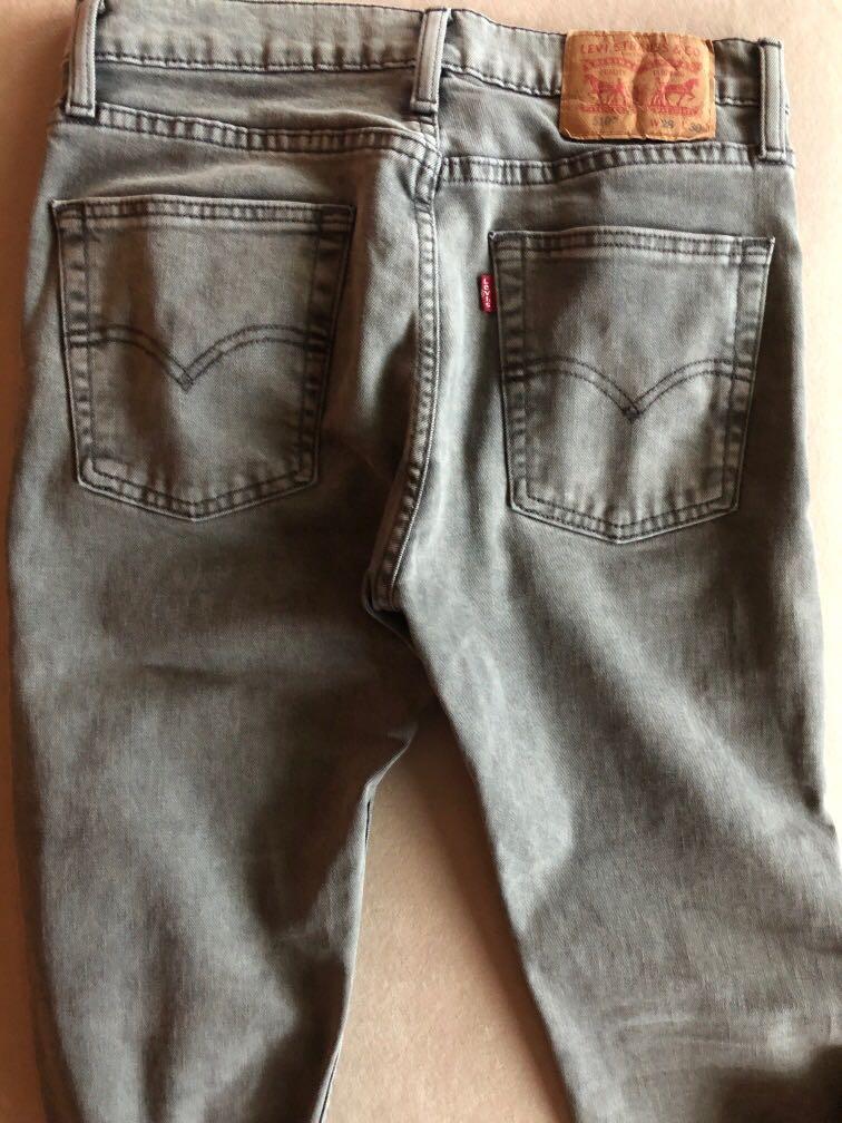 levi's grey jeans