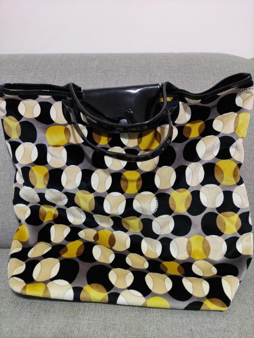 Longchamp dog print bag best sale