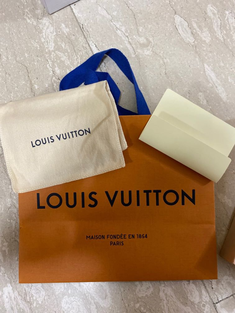 LV paper bag and box, Luxury, Bags & Wallets on Carousell