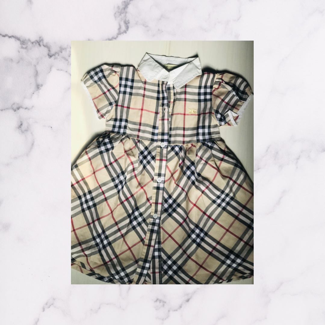 burberry baby dress