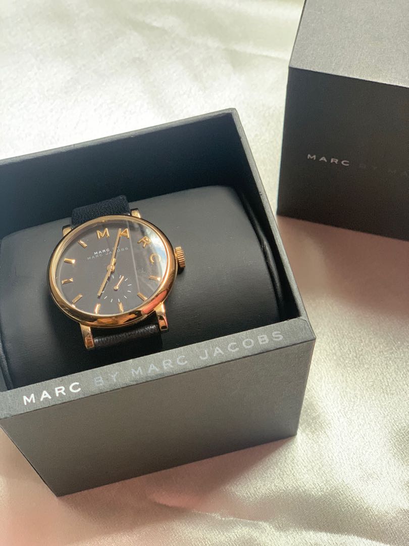 MARC by Marc Jacobs Black Gold Watch Women s Fashion Watches