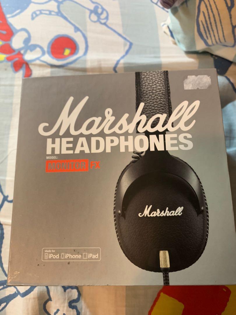 Marshall Monitor FX Headphones Iphone IPad