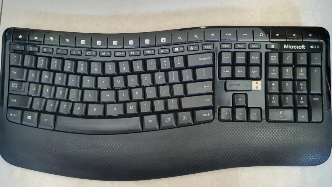 Microscoft Keyboard Microsoft Keyboard (wireless), Computers & Tech, Parts & Accessories ...