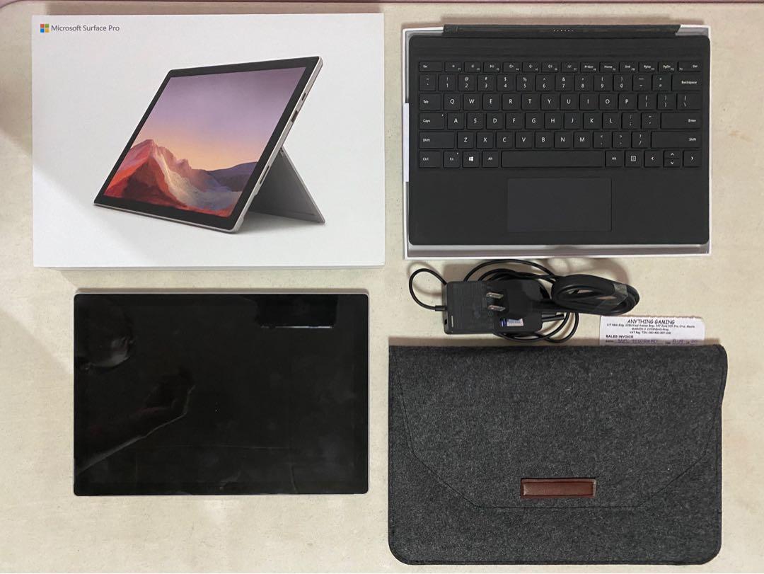 Microsoft Surface Pro 7 I5 8gb Ram 128gb Ssd W Keyboard Mobile Phones Tablets Tablets On Carousell