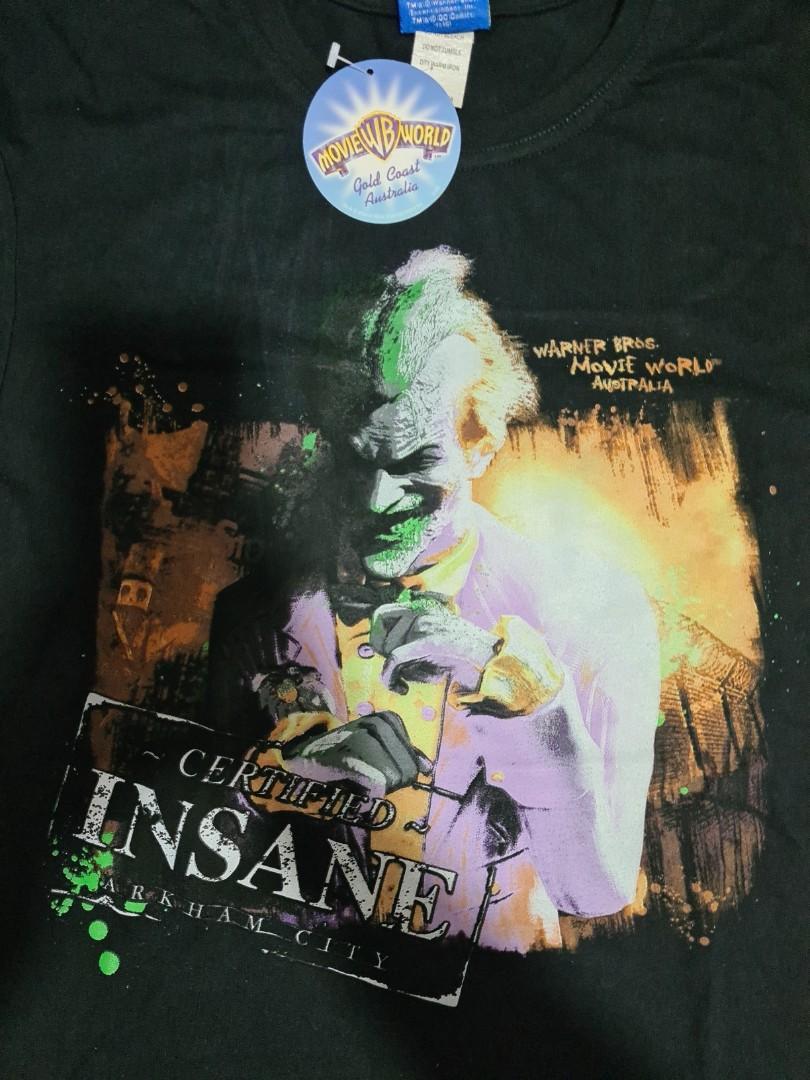 Movie world warner bros Joker t shirt