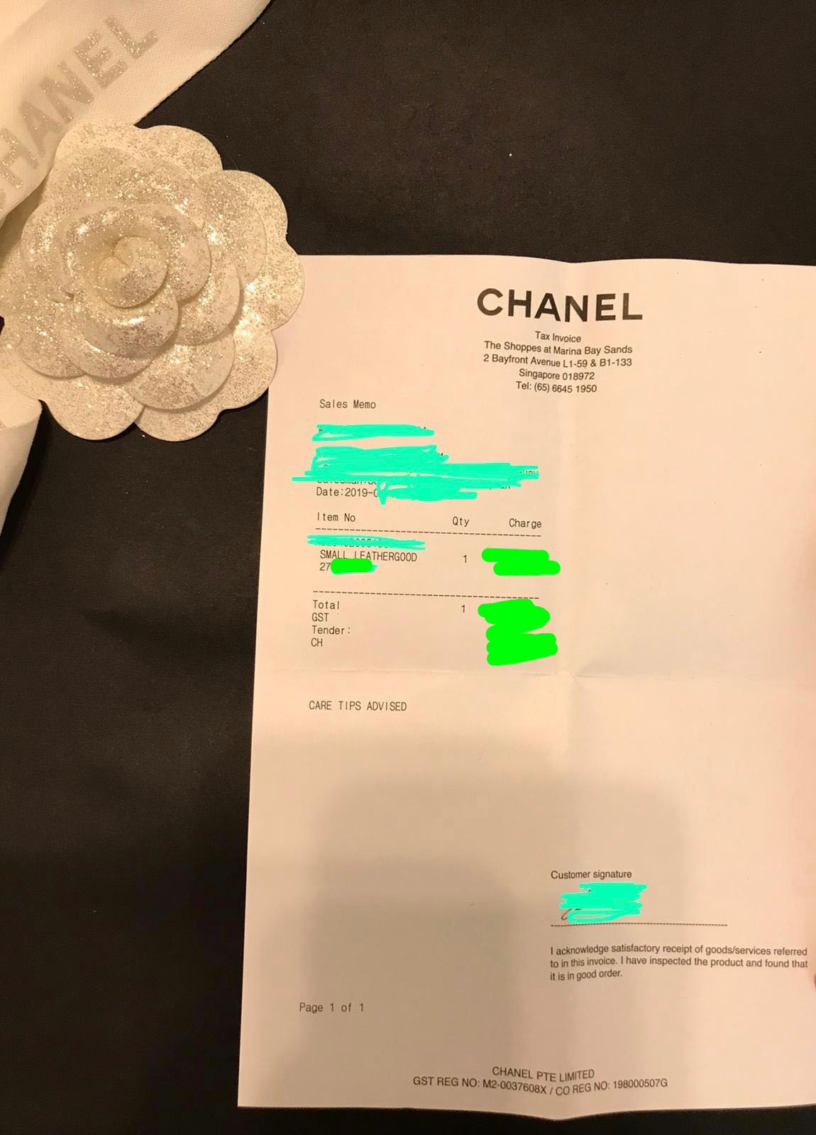 Desde allí Posible sabio My Chanel receipt found😁, Luxury, Bags & Wallets on Carousell