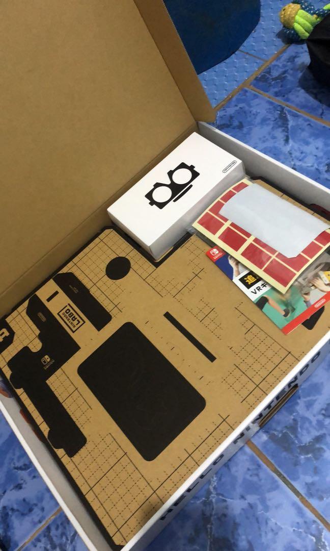 Nintendo Labo VR kit (Category: Nintendo) located in Paranaque City. Submitted by deecluttershoppe (Listing ID 1012901849, Image 3). Description: Great for kids who loves to build. Came as part of my bundle. New. No game included..