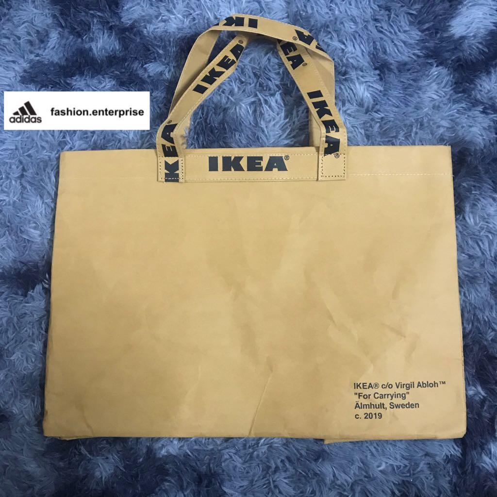 Virgil Abloh × Ikea MARKERAD tote bag, Luxury, Bags & Wallets on Carousell