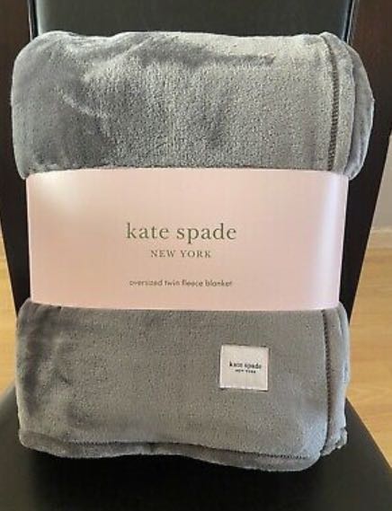 ORIGINAL KATE SPADE OVERSIZED TWIN FLEECE BLANKET, Furniture & Home Living,  Home Improvement & Organization, Clothes Drying Rack on Carousell