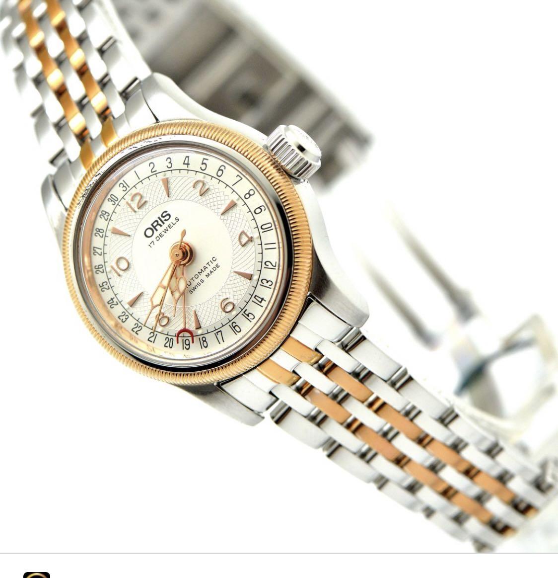 Wrist Oris Pointer Date Two Tone Oris Big Crown Original Pointer