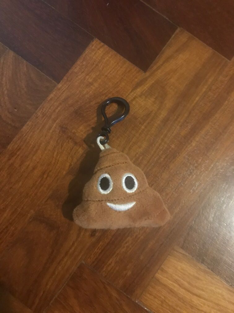 Poop Emoji Keychain, Toys & Games, Stuffed Toys on Carousell