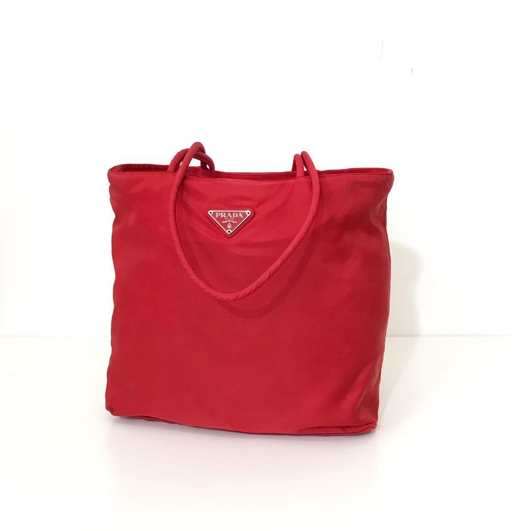 Vintage prada nylon large tote bag, Women's Fashion, Bags & Wallets,  Cross-body Bags on Carousell