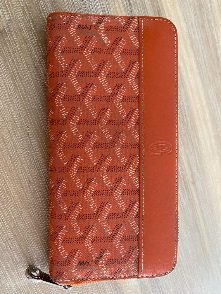 goyard zip around wallet